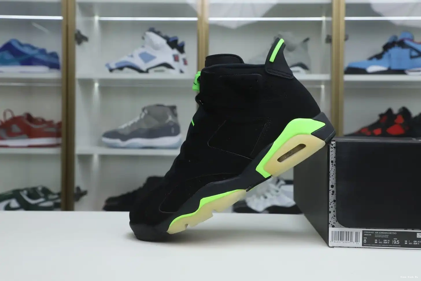 JORDAN AIR RETRO 'ELECTRIC 6 Kimikick GREEN' 0513
